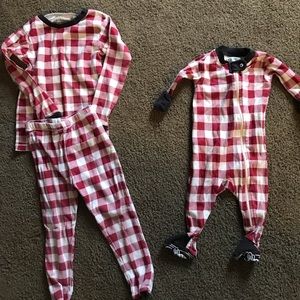 Burt’s bees marching sibling pajamas